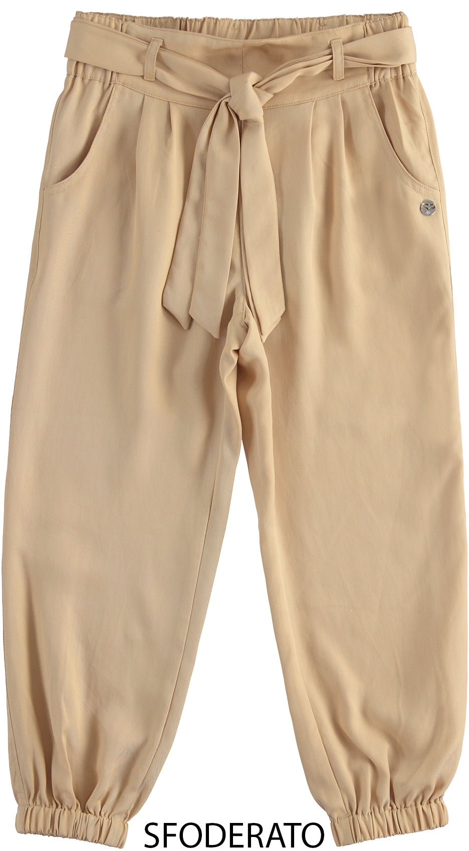 Pantalone con polsino