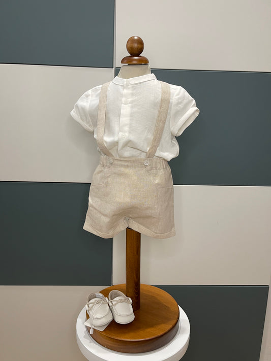 COMPLETO CON BRETELLE BEIGE