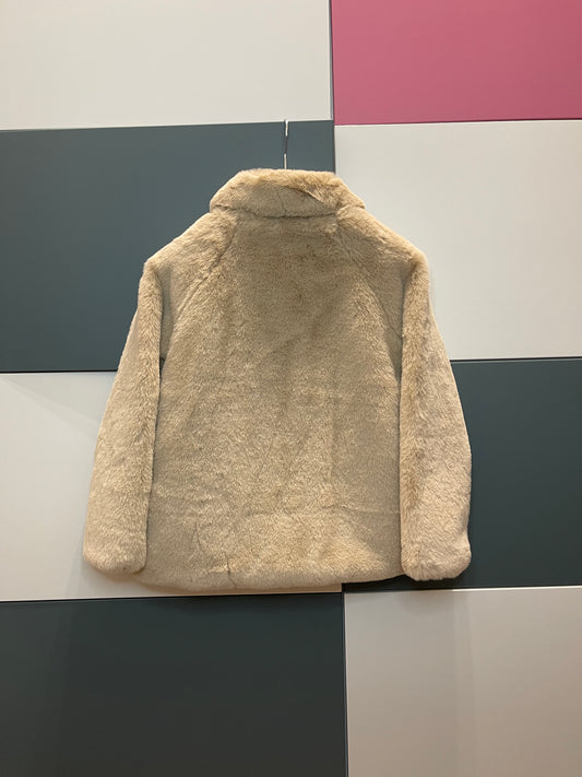 Pelliccia chiara color beige
