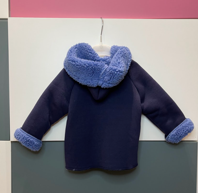 Cappottino blu Teddy