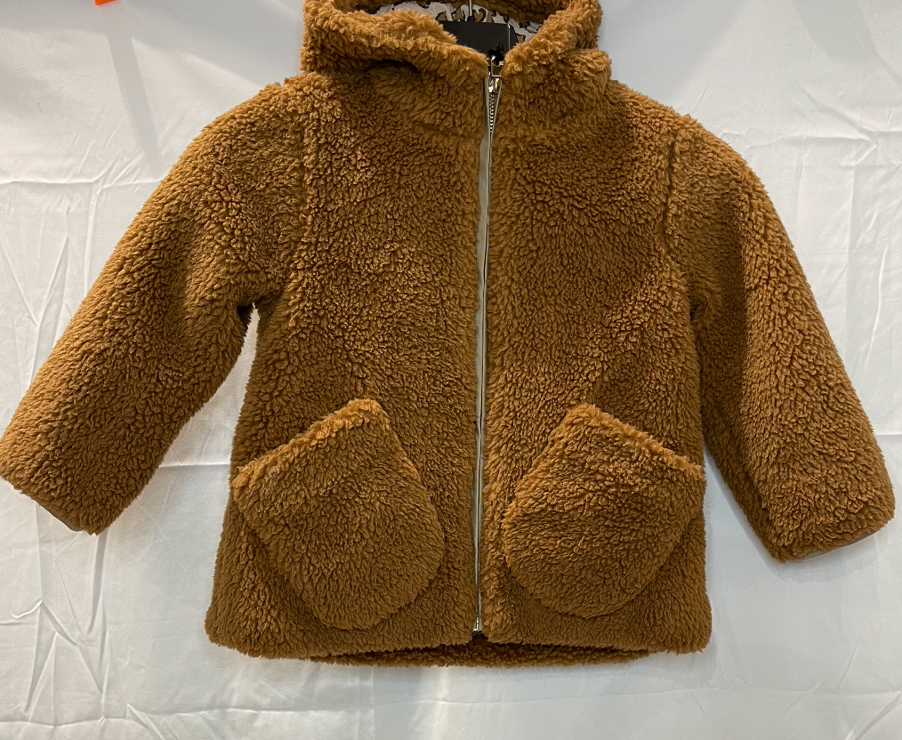 Teddy marrone reversibile leopardato
