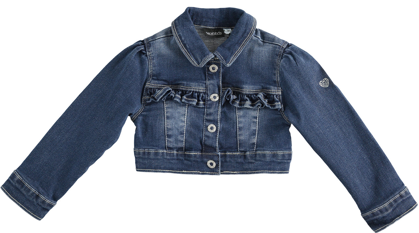 Giubbino di jeans con elastico